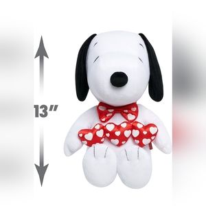 Peanuts Valentine’s Large Plush Snoopy Stuffed Animal,